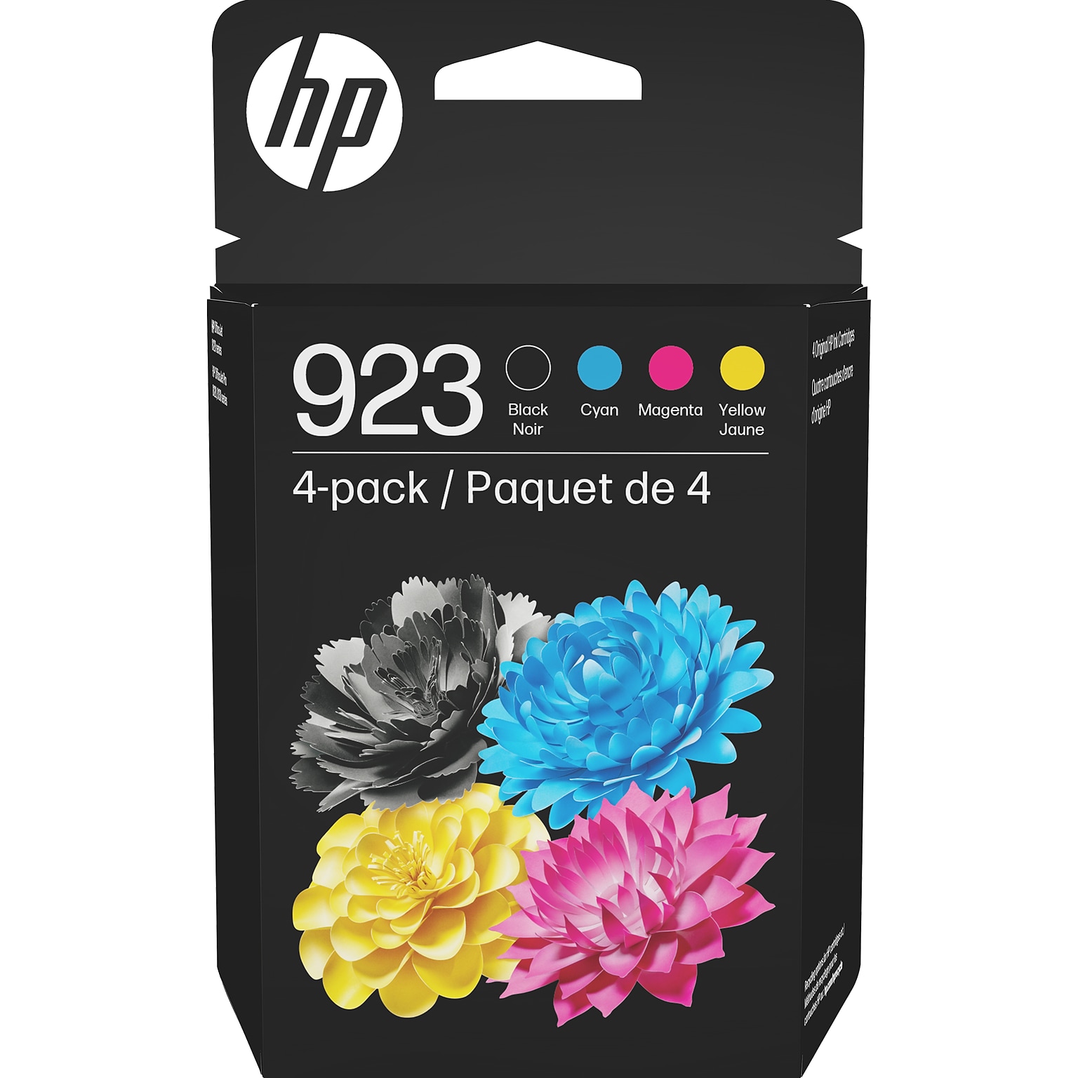 HP 923 Black/Cyan/Magenta/Yellow Standard Yield Ink Cartridges 4 Pack (6C3Y6LN)