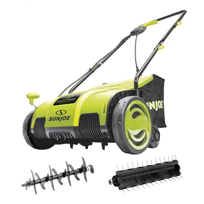 Sun Joe Electric Lawn Dethatcher & Scarifier, 12.6" W, Green (AJ798E)