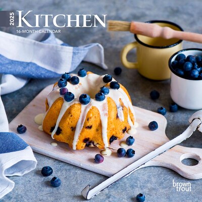 2025 BrownTrout Kitchen 7 x 14 Monthly Mini Wall Calendar, (9781975473693)