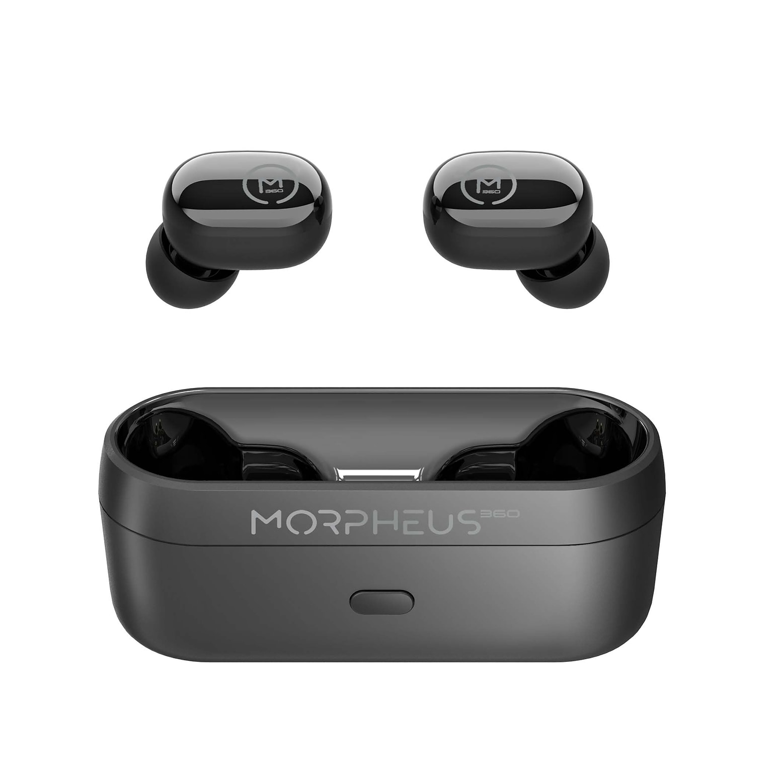 Morpheus 360 Spire Wireless Earbuds, Bluetooth, Black (TW1500B)