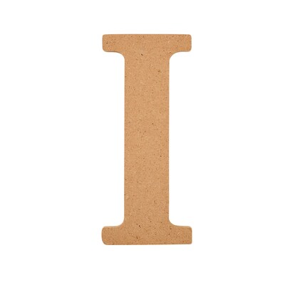 Plaid MDF Letters, Brown Oxide, 12/Pack (PDE63562-12)
