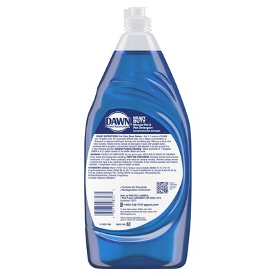 Dawn Professional Heavy Duty Manual Pot and Pan Dish Soap, Original Scent, 38 Fl. oz. (3077208727)