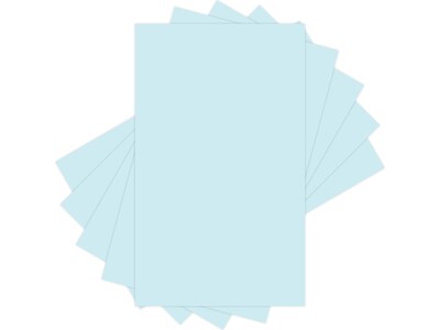 Lettermark Colors 30% Recycled 8.5 x 14 Colored Paper, 20 lbs., Blue, 500 Sheets/Ream (94286RM)