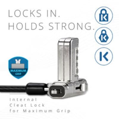 Kensington Universal 3-in-1 2.0 Combination Laptop Lock, 6ft. (K63394WW)
