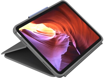Logitech Rugged Folio 10.9" Keyboard Case for iPad 10th Gen, Graphite (920-011295)