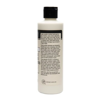 FolkArt Acrylic Paint Multi-Surface Satin, 8oz., Vintage White, 3/Pack(FLK4646CA-3)