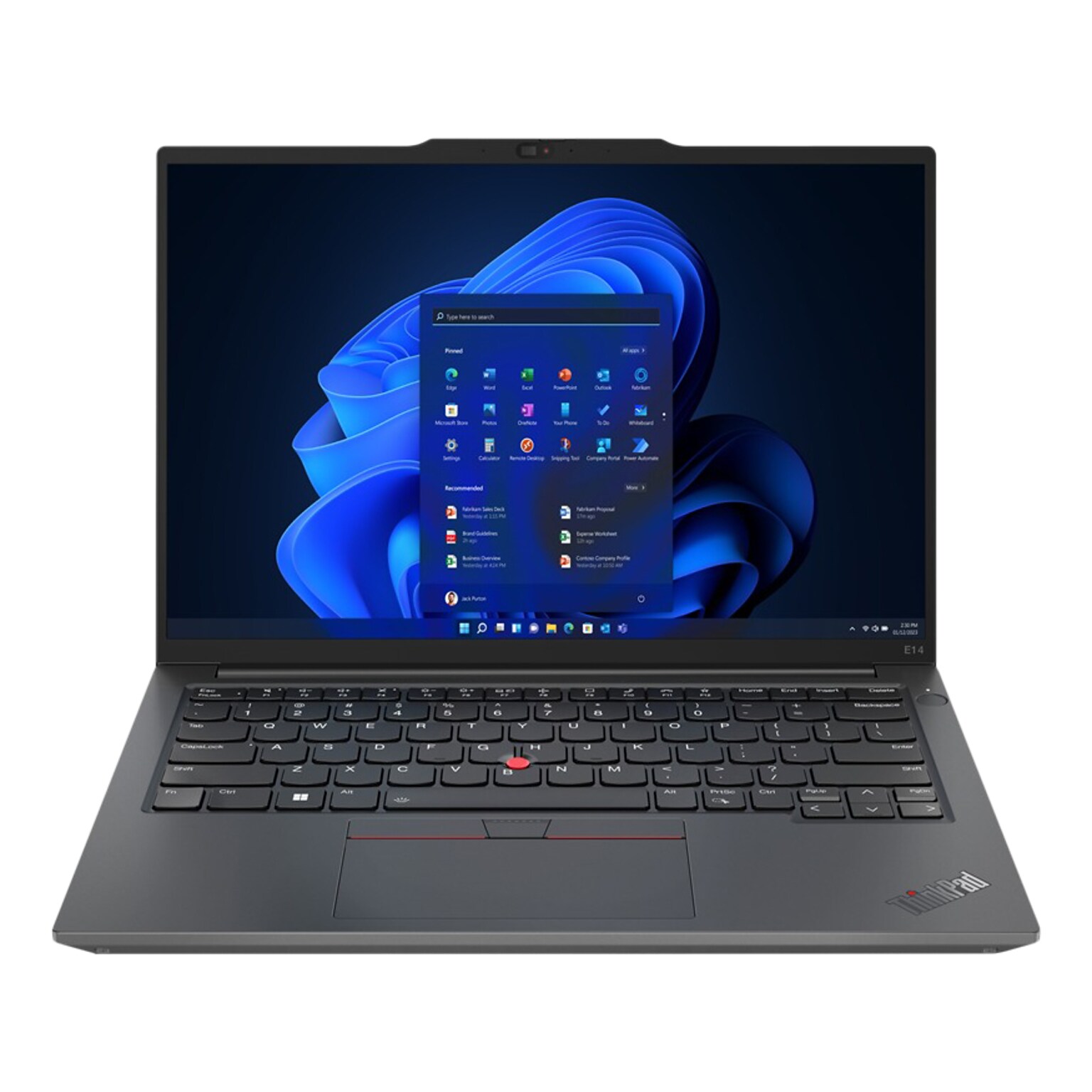 Lenovo ThinkPad E14 Gen 5 14 Laptop, AMD Ryzen 5 7530U, 16GB Memory, 256GB SSD, Windows 11 Pro (21JR001RUS)