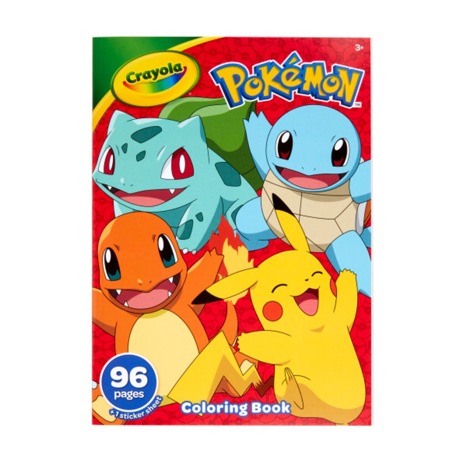 Crayola Pokemon Coloring Book, 96 Pages (42732)