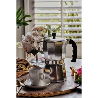 Imusa 6-Cups Coffee Percolator, Silver (B12043V)