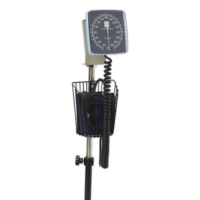 Medline Mobile Blood Pressure Monitor, Adult, Black (MDS9407)