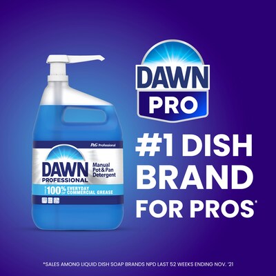 Dawn Professional Manual Pot & Pan Dish Soap, Original Scent, 38 Fl. oz. (45112)