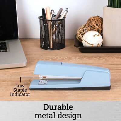 Swingline 747 Classic Metal Stapler, 20-Sheet Capacity, Sky Blue (74708)