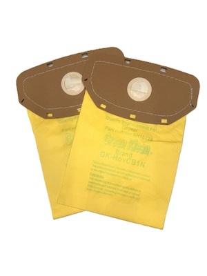 Green Klean AH10232 Vacuum Bag, Yellow, 10/Pack (GK-HOVCB1N)