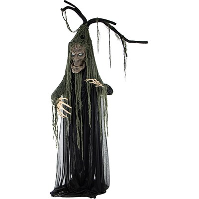 Haunted Hill Farm Life-size Poseable Talking Tree (HHTREE-1FLS)