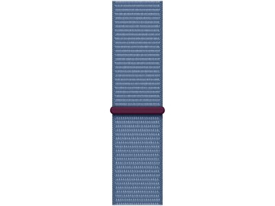 Apple Watch SE (GPS), Silver/Winter Blue, 44mm (MREF3LL/A)