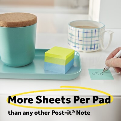 Post-it Notes, Assorted Collection, 1 7/8" x 1 7/8", 400 Sheet/Pad, 3 Pads/Pack (20513PK)