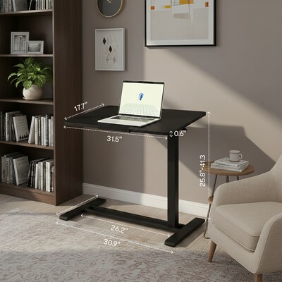 FlexiSpot H7 Pro Adjustable Side Table, 31.5" x 17.7", Black (H7B-PRO-3218)
