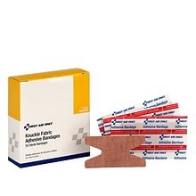 First Aid Only Heavy Woven Knuckle Bandages, 50/Box (1-850)