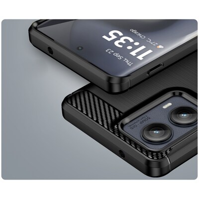 SaharaCase Venture Phone Case for Motorola Edge, Shock Absorbing, Scorpion Black (CP00617)