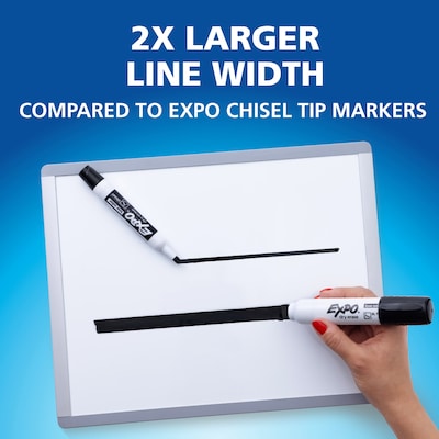 EXPO XL Dry Erase Markers, Assorted Colors, 3/Pack (2229708)