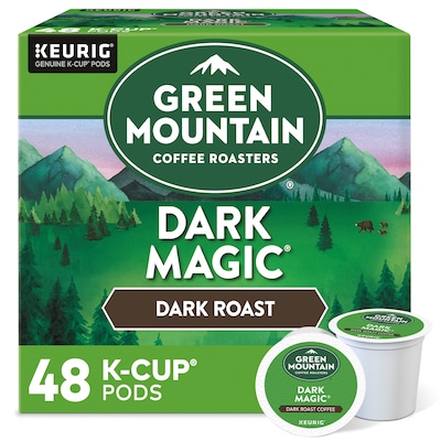 Green Mountain Dark Magic Coffee Keurig® K-Cup® Pods, Dark Roast, 48/Box (81911/15171)