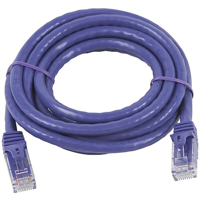 Monoprice FLEXboot 7 ft. Cat5e Ethernet Patch Cable, Purple (11387)