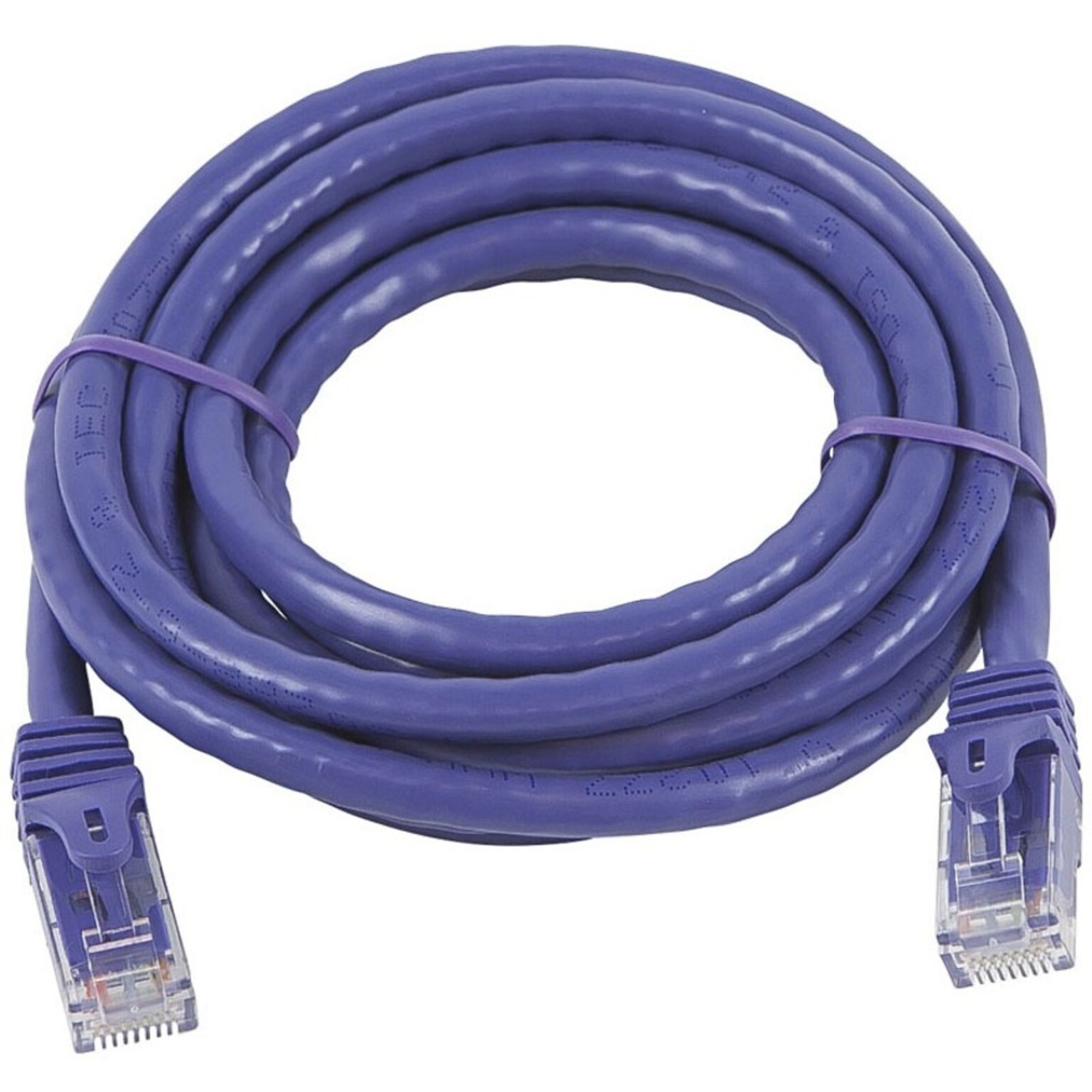 Monoprice FLEXboot 7 ft. Cat5e Ethernet Patch Cable, Purple (11387)