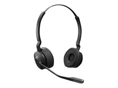 jabra Engage 55 Wireless Stereo On Ear Headset, USB-A, UC Certified, Black (9559-410-125)