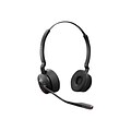 jabra Engage 55 Wireless Stereo On Ear Headset, USB-A, UC Certified, Black (9559-410-125)