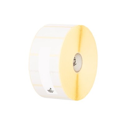 Zebra Z-Ultimate 2000T Thermal Barcode Labels, 0.5 x 0.5, White, 10,000 Labels/Roll, 4 Rolls/Carton (10011971)
