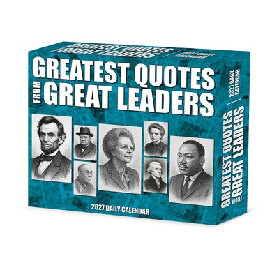 2027 Willow Creek Greatest Quotes From Great Leaders 5.4 x 6.2 Day-to-Day Calendar (63507)