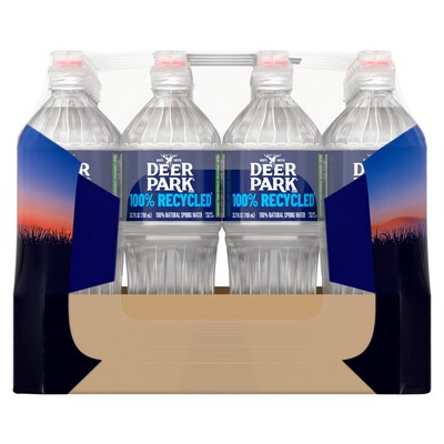 Deer Park Sport Cap 100% Natural Spring Water, 23.7 oz., 24/Carton (12255163)