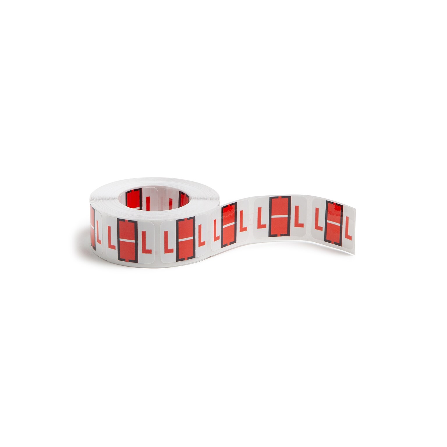 Smead BCCR Color Coded Alphabetic Labels, L, Dark Orange, 500/Roll (67082)