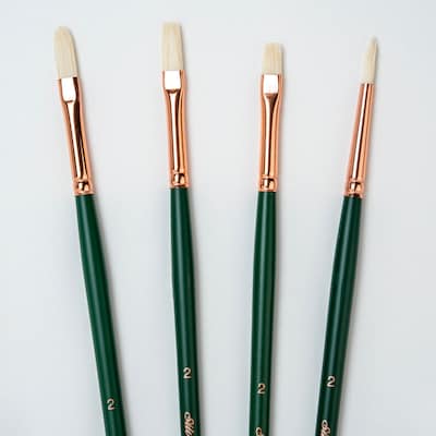 Silver Brush Grand Prix Size 2 Variety Brush Set, 4/Pack (SLVGP1078)