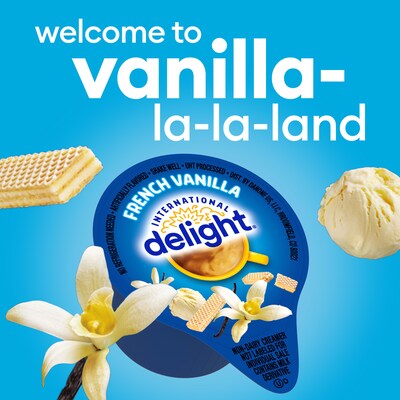 International Delight French Vanilla Dairy Free Liquid Creamer, 0.44 oz., 24/Box (WWI100681)