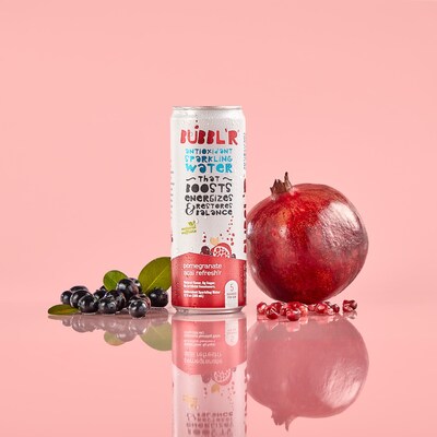 Bubbl'r Antioxidant Pomegranate Acai Refresh'r Flavored Sparkling Water, 12 oz., 12 Cans/Pack (WIC39920)