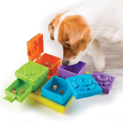 Brightkins Pizza Party! Treat Puzzle Dog Toy