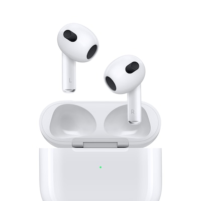 Apple AirPods (3rd Generation) Bluetooth Earbuds with Lightning Charging Case, White (MPNY3AM/A)