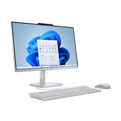 Lenovo A100 23.8 All-in-One Desktop Computer, Intel Core N100, 8GB RAM, 256GB SSD, Windows 11 Home,