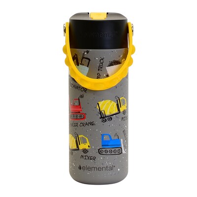 Elemental Core Pop Stainless Steel Double Wall Insulated Water Bottle, 18 oz., Construction (EMLEBC18CN28P)