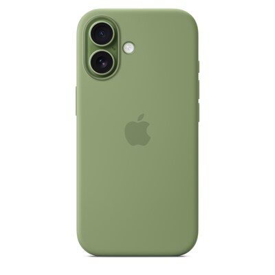 Apple Silicone MagSafe Phone Case for iPhone 17, Light Moss (MGEX4ZM/A)