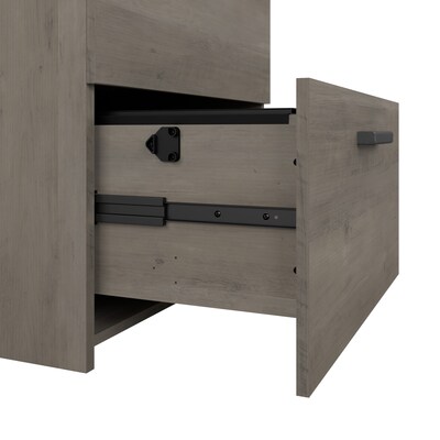 Bush Furniture City Park 2 Drawer Lateral File Cabinet, Driftwood Gray (CPF127DG-03)