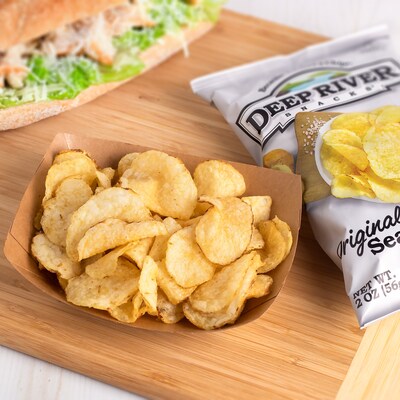 Deep River Snacks Original Sea Salt Kettle Cooked Potato Chips, 2 oz., 24/Box (220-02561)