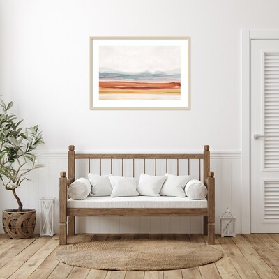 Amanti Art Sierra Hills 01 by Lisa Audit Wood Framed Wall Art Print, 41 x 30 (A42675521693)