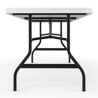 Quill Brand® Folding Table, 96"L x 29"W, Granite (79133)