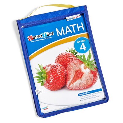 hand2mind VersaTiles Grade 4 Math Take Along Pack (H2M-84704)
