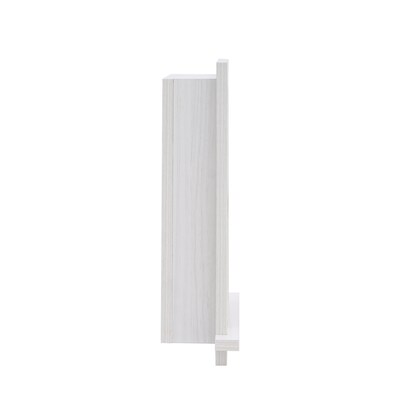 AdirHome 2-Shelf Recessed Wall Mount Shelf, 18" x 14" x 4.8", White (515-01-WHI)