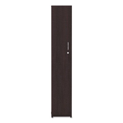 Alera® Valencia Series Wardrobe, 11 7/8w x 22 7/8d x 65h, Espresso