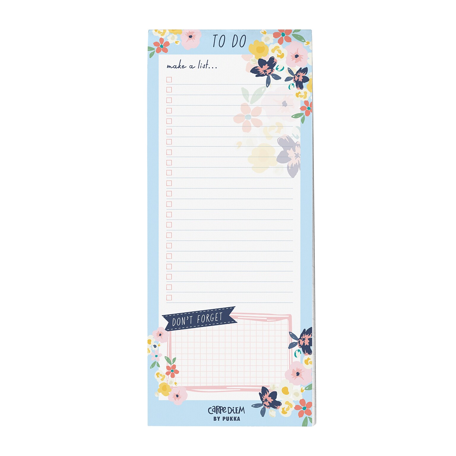 Pukka Pad Ditzy Floral Memo Pad, Assorted Colors, 6/Pack (PUK9206CD)