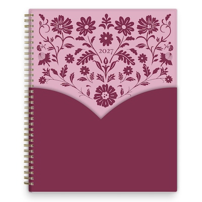 2027 Blue Sky 8.5 x 11 Weekly & Monthly Planner, Red (160256)